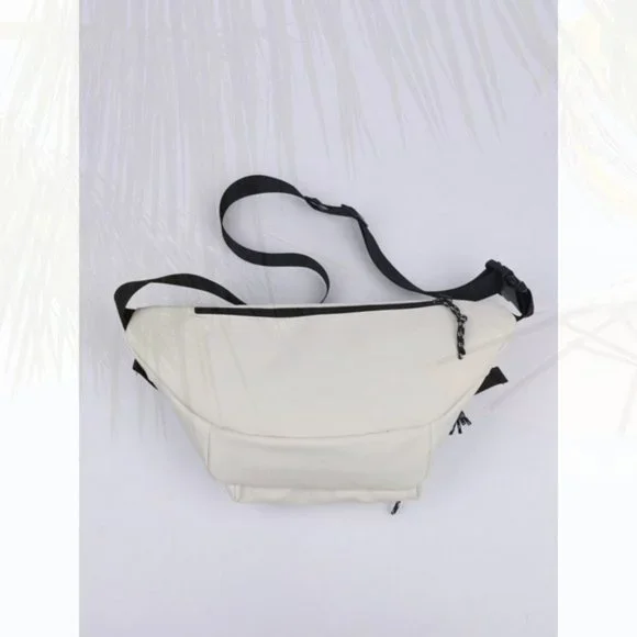 New Nylon Fanny Pack White 141 - Picture 2 of 4